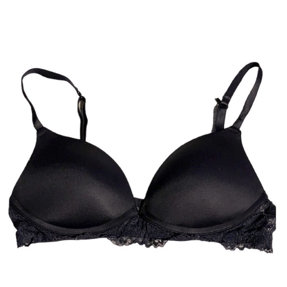 3/$20 ❤️ 𝅺LA Senza Wireless Black Bra US 32B - Picture 1 of 5